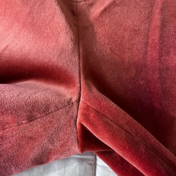 Frame Denim High Waist Velvet O-Ring Zip Flare Pant 0 Spice - Picture 12 of 16